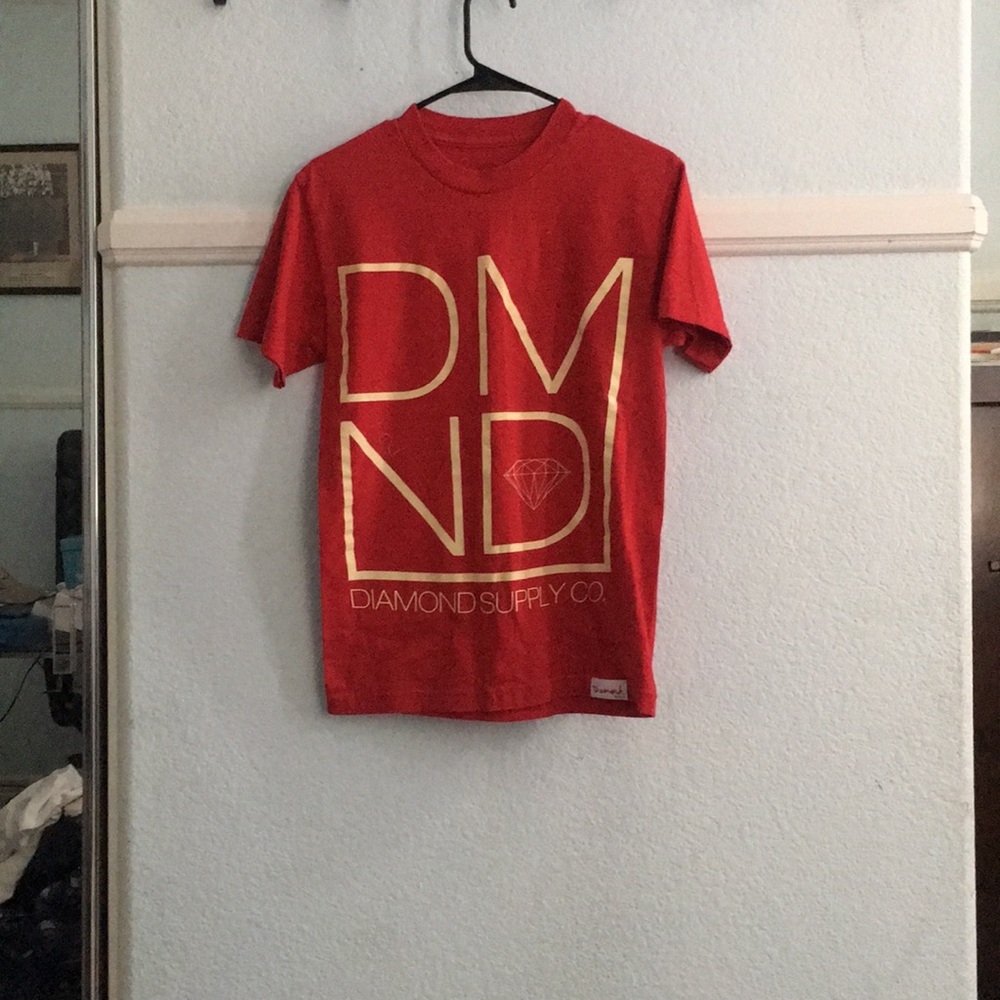Diamond Supply Co. red tee